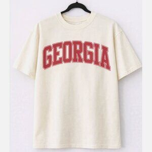 New Georgia Bulldogs Comfort Colors Shirt Shirt, Ivory, M